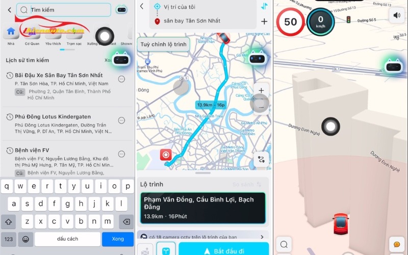 Hướng dẫn sử dụng Vietmap Live trên iphone, màn hình android Hướng dẫn sử dụng Vietmap Live trên iphone, màn hình android