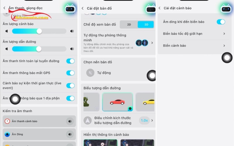 Hướng dẫn sử dụng Vietmap Live trên iphone, màn hình android Hướng dẫn sử dụng Vietmap Live trên iphone, màn hình android