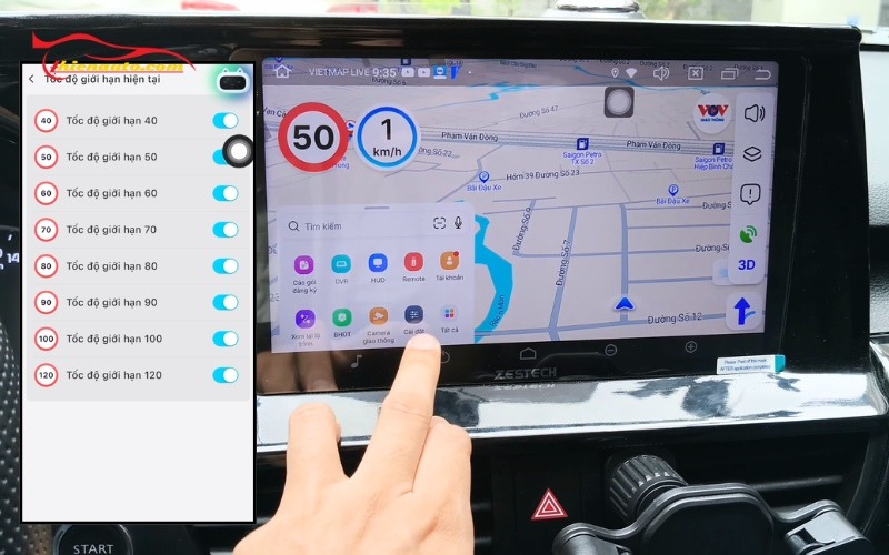 Hướng dẫn sử dụng Vietmap Live trên iphone, màn hình android Hướng dẫn sử dụng Vietmap Live trên iphone, màn hình android