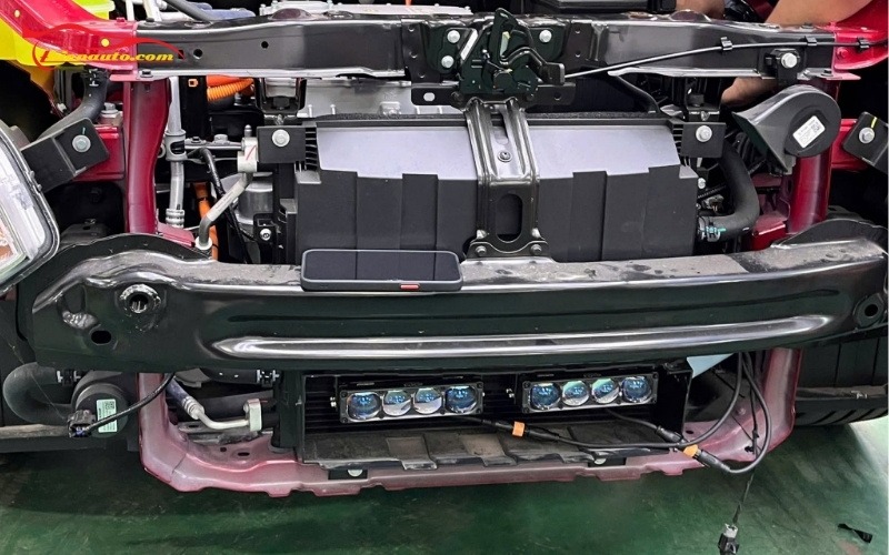 Lắp đèn trợ sáng Vinfast VF5 Lắp đèn trợ sáng Vinfast VF5 chính hãng tại Thiện Auto