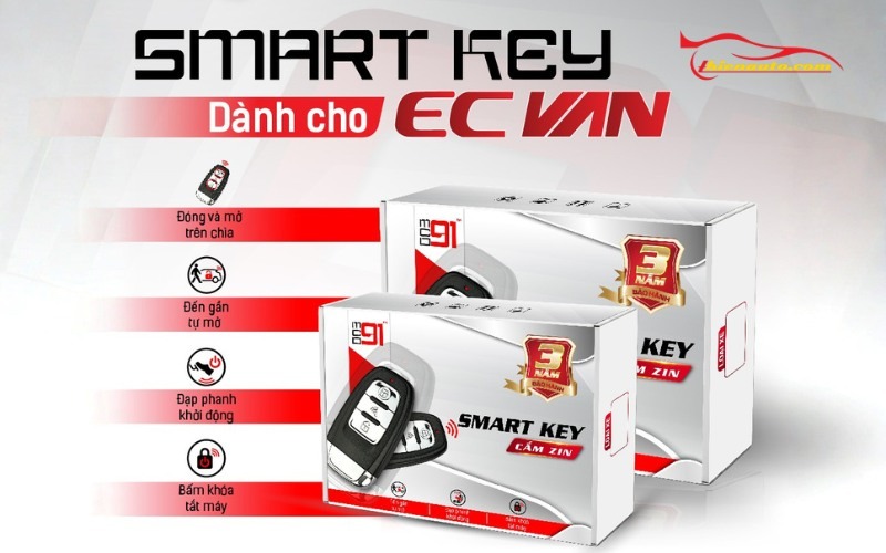 Chìa khóa thông minh Vinfast EC Van Smartkey chìa khóa thông minh Vinfast EC Van
