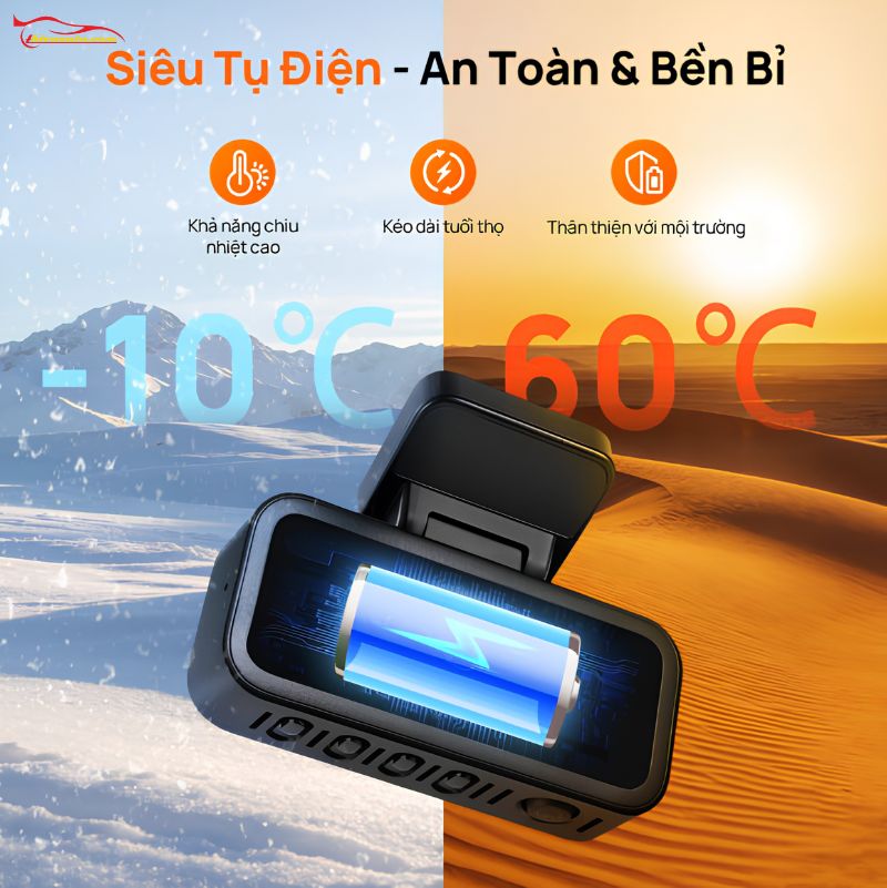 Camera hành trình 70mai A210 Camera hành trình 70mai A210 pin siêu tụ điện an toàn bền bỉ