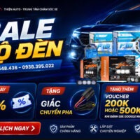 Khuyến Mãi Độ Đèn Ô Tô Thiện Auto: Giảm Ngay 10% + Tặng Quà Khủng 