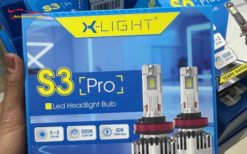 Bóng đèn LED chân H7 siêu sáng lắp đặt chính hãng tại Thiện Auto