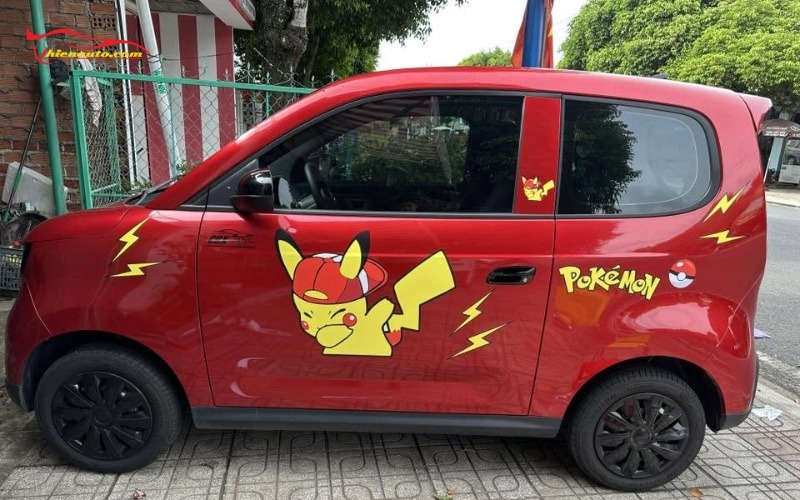 Những mẫu dán tem VinFast VF2 đẹp được chị em yêu thích