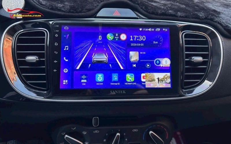 Màn hình Android KIA Soluto Santek chính hãng