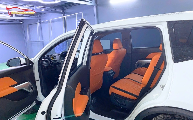 Tổng hợp 50+ mẫu bọc ghế da Vinfast Limo Green Đẹp hot nhất 2026 Mẫu ghế da cho xe Vinfast Limo Green màu trắng