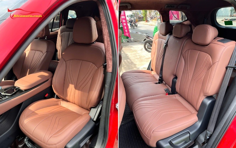 Tổng hợp 50+ mẫu bọc ghế da Vinfast Limo Green Đẹp hot nhất 2026 Mẫu ghế da cho xe Vinfast Limo Green màu đỏ