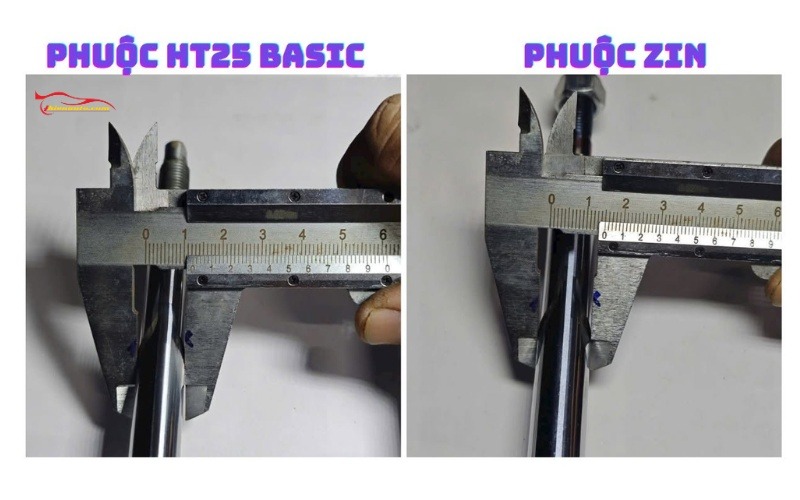 Phuộc sau HT25 Basic VinFast VF6/VF7 Phuộc sau HT25 Basic VinFast VF6 và VF7 có ty phuộc lớn