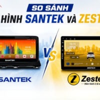 So sánh màn hình Santek và Zestech
