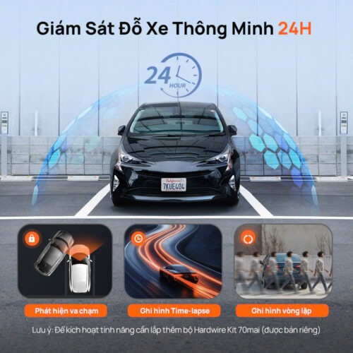 Camera hành trình 70mai A410 Neo Camera hành trình 70mai A410 Neo: Giám sát đỗ xe thông minh 24h