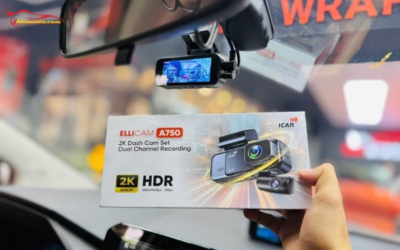 Camera hành trình Ellicam A750 ICAR Camera hành trình Ellicam A750 ICAR có giá tham khảo 2.500.000 VNĐ
