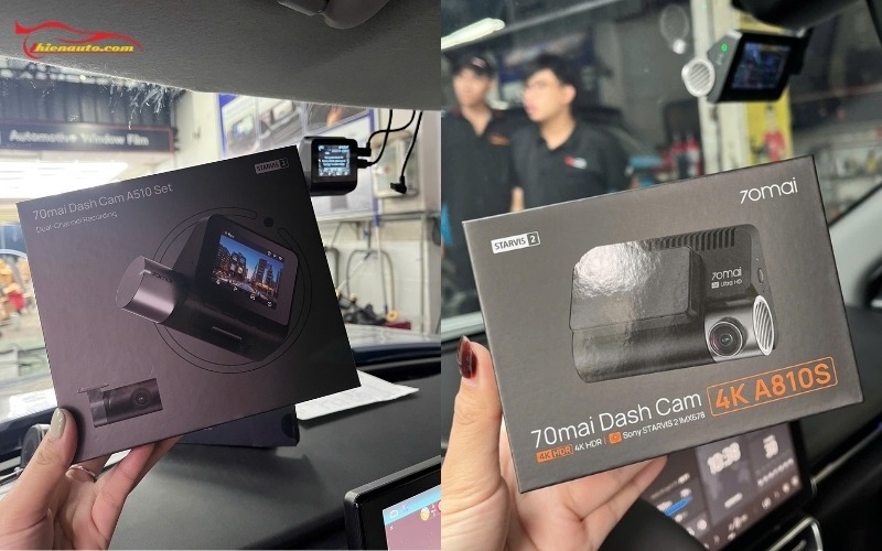 So sánh 70mai A510 và A810S: Nên chọn camera hành trình nào? So sánh 70mai A510 và A810S