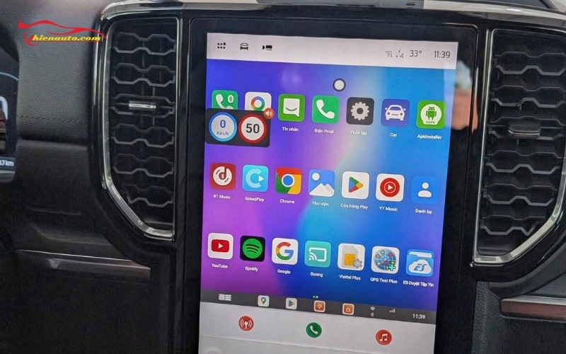 Android Box Ford Everest chính hãng