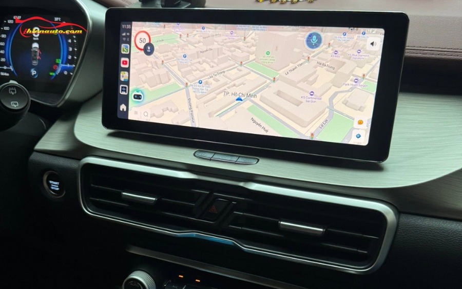 Android Box Geely Coolray tích hợp bản đồ dẫn đường thông minh