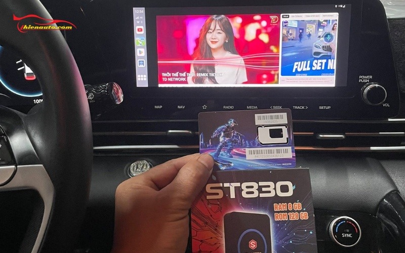 Android Box Hyundai Elantra Android Box Hyundai Elantra Santek ST830 chính hãng tại Thiện Auto