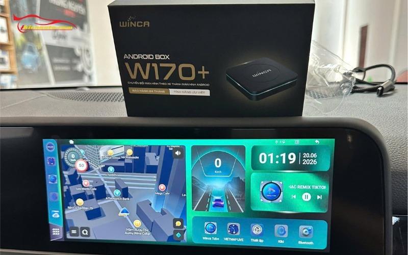 Android Box KIA Seltos W170 Winca chính hãng