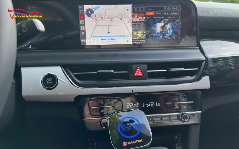 Lắp Android Box KIA Seltos giữ nguyên màn zin