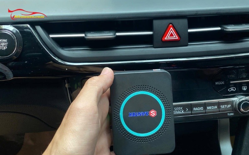 Lắp Android Box KIA Seltos cắm giắc zin an toàn