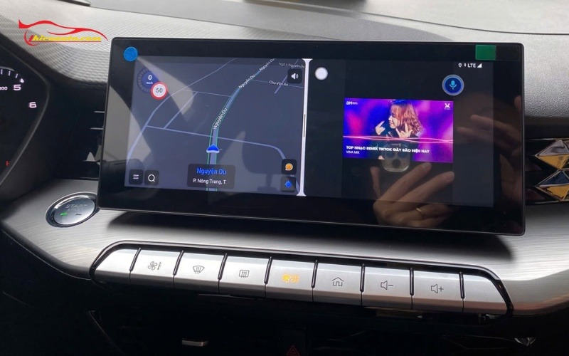 Lắp Android Box MG5 chia đôi màn hình thông minh