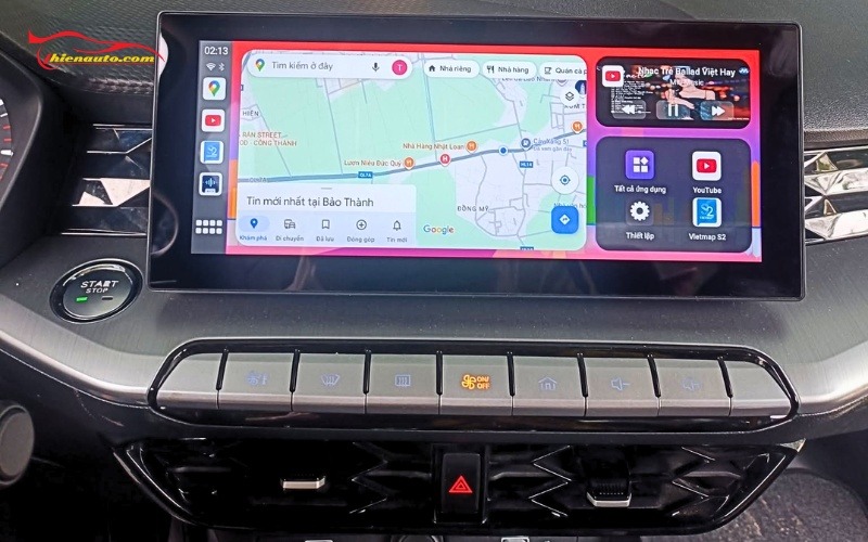 Hình ảnh lắp Android Box MG5 thực tế tại Thiện Auto