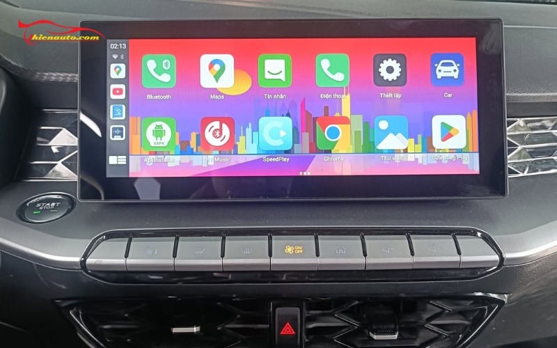 Hình ảnh lắp Android Box MG5 thực tế tại Thiện Auto