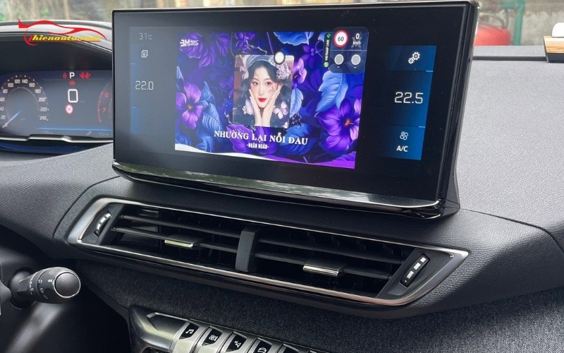 Android Box Peugeot 3008 Hình ảnh Android Box Peugeot 3008 lắp đặt thực tế