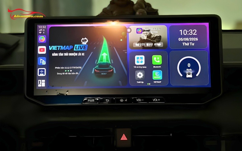 Android Box Toyota Hilux kết nối đa dạng