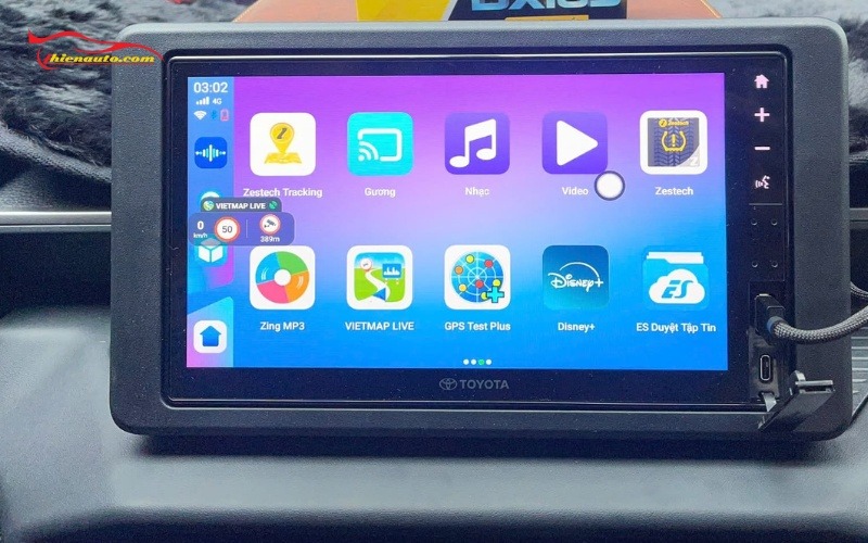 Android Box Toyota Hilux sở hữu kho ứng dụng đa dạng