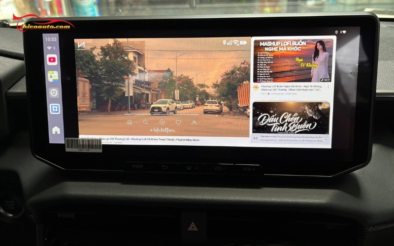 Lắp Android Box xe Toyota Hilux với kho giải trí đa dạng
