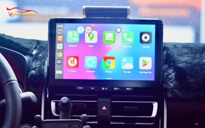 Hình ảnh lắp Android Box Toyota Innova Cross thực tế tại Thiện Auto