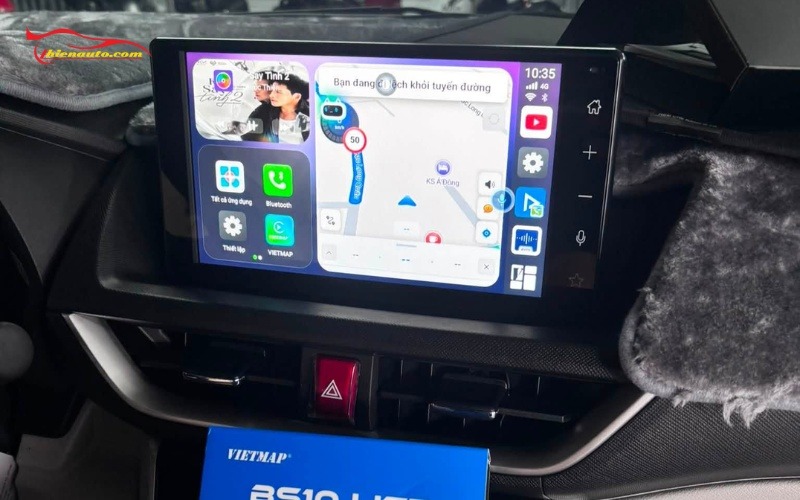 Android Box Toyota Veloz thích hợp bản đồ thông minh