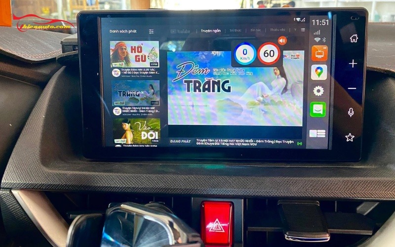 Android Box Toyota Veloz với kho giải trí đa dạng