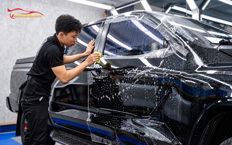 Dán PPF Mitsubishi Triton Dán PPF Mitsubishi Triton giữ xe luôn mới