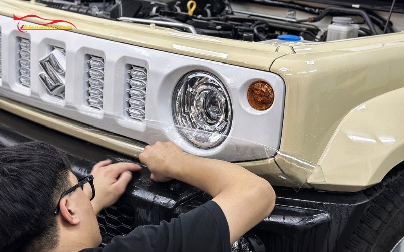 Dán PPF Suzuki Jimny Dán PPF xe Suzuki Jimny tại Thiện Auto chuẩn quy trình an toàn