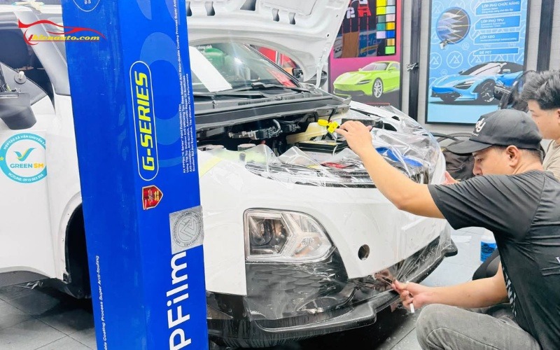 Dán PPF VinFast Herio Green AX film bảo hành đến 10 năm