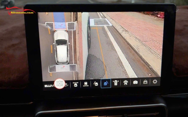 MHU ICAR Elliview H6 Vinfast Limo Green/ Vinfast VF MPV7 MHU ICAR Elliview H6 Vinfast Limo Green tích hợp camera 360