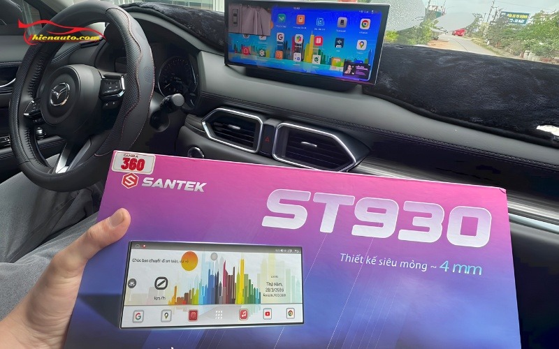 Màn hình Santek ST930 360 chính hãng tại Thiện Auto