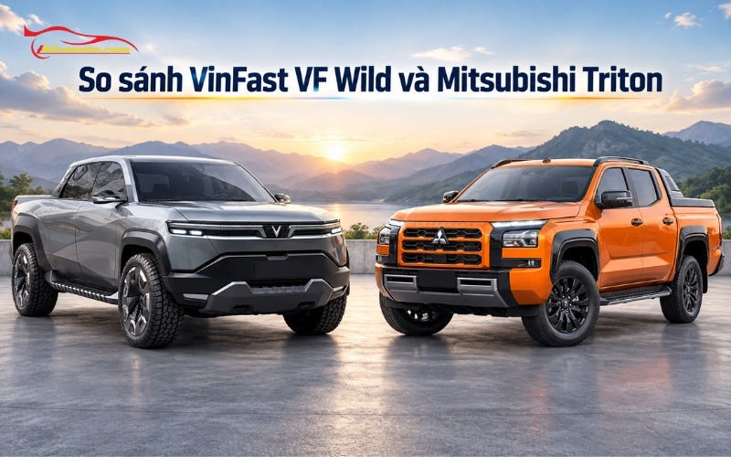 So sánh VinFast VF Wild và Mitsubishi Triton: Bán tải điện và dầu So sánh VinFast VF Wild và Mitsubishi Triton