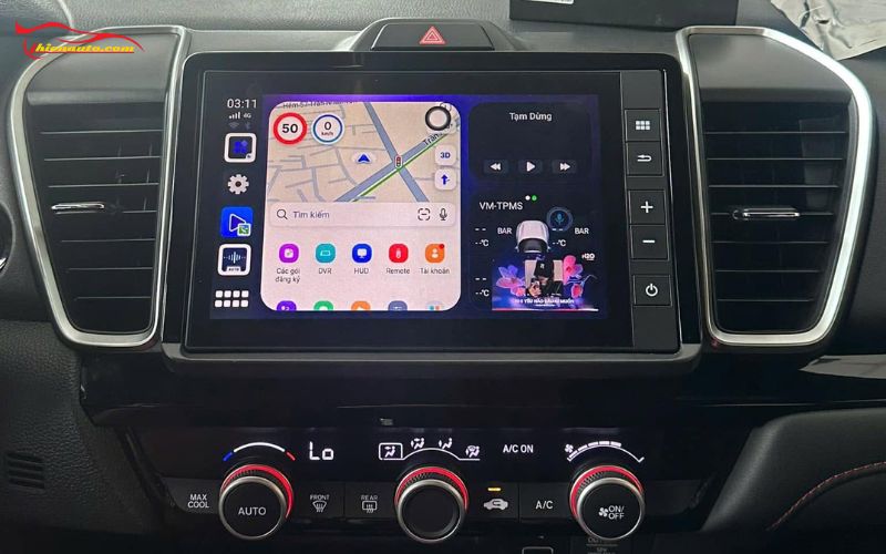Android Box Honda City Lắp Android Box Honda City hỗ trợ dẫn đường