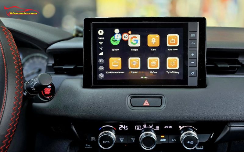 Android Box Honda HRV điều khiển giọng nói thông minh, bằng các hệ sinh thái của thương hiệu. Ví dụ Elliview D5 là ICARV