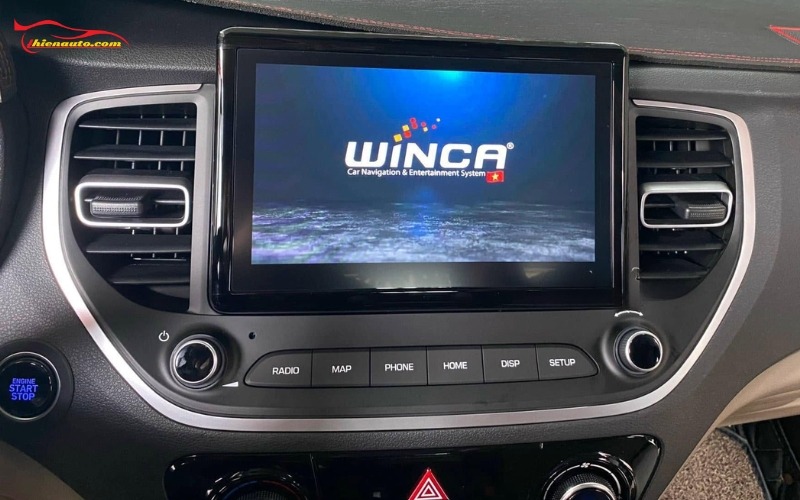 Hyund Accent 2023 lên Android Box Vietmap BS10