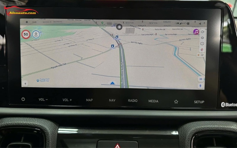 Android Box Vietmap BS10 hỗ trợ tính năng dẫn đường ngay trên màn hình zin xe 