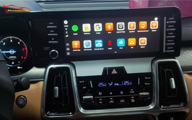 Android Box Kia Sorento Android Box Kia Sorento ICAR Elliview hỗ trợ các ứng dụng từ hệ sinh thái ICAR như: ICARV; MyCar; ...