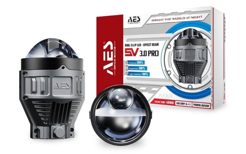 Thông tin kỹ thuật đèn bi gầm AES SV 3.0 Pro