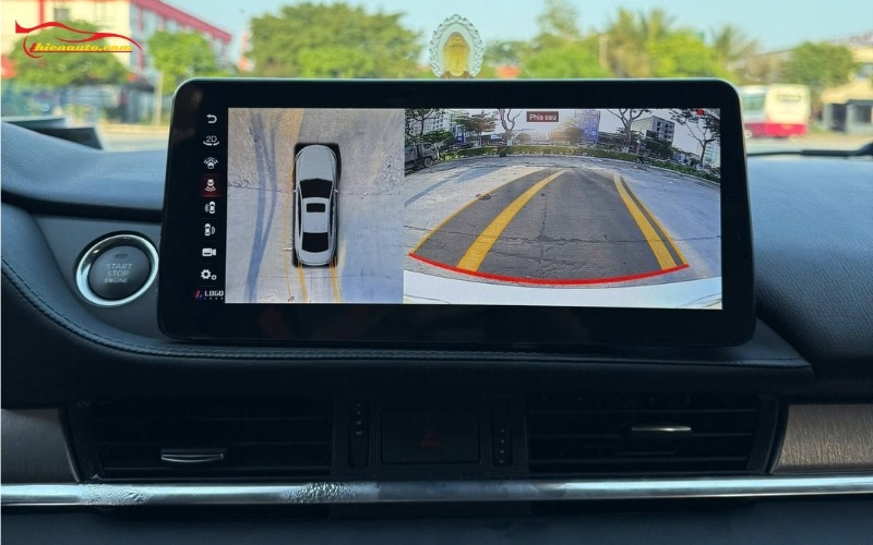 Độ màn hình Android Mazda 6 giúp hỗ trợ kết nối xem camera 360 độ ngay trên màn hình