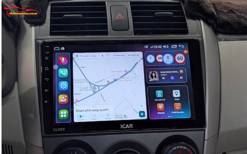 Độ màn hình Android Toyota Altis: Màn hình Android Elliview S5 2K 360