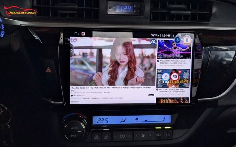 Lý do nên độ màn hình Android cho xe Toyota Altis