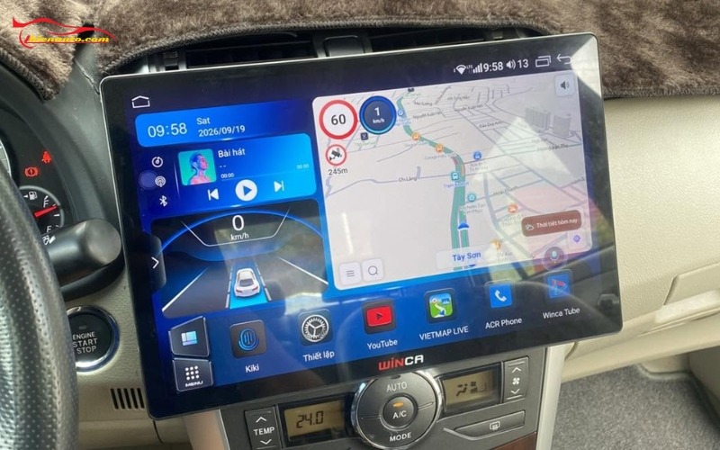 Độ màn hình Android Toyota Altis: Màn hình Android Winca S200 QLED 2K