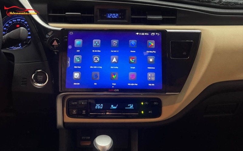 Độ màn hình Android Toyota Altis